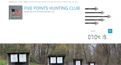 Desktop Screenshot of fivepointshuntingclub.com