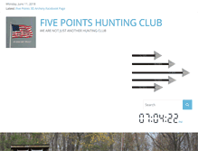 Tablet Screenshot of fivepointshuntingclub.com